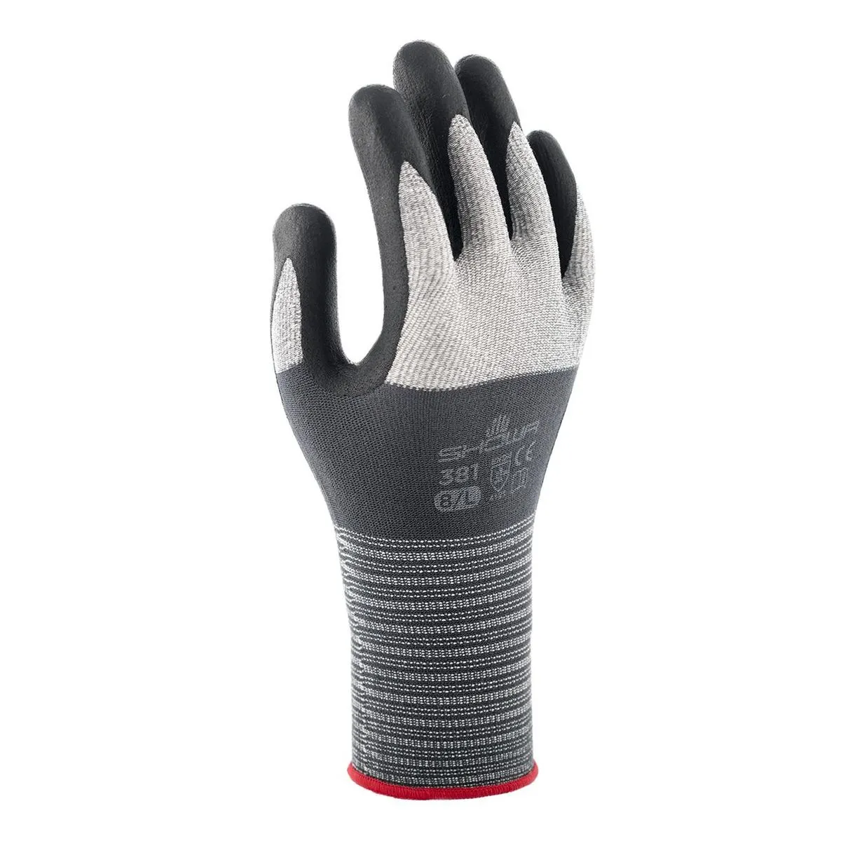 Guante Showa Nylon Nitrilo 381 1