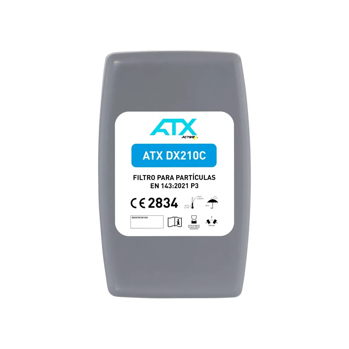 Filtro Activex ATX DX210C Particulas y Olores P3 R (Par) 1