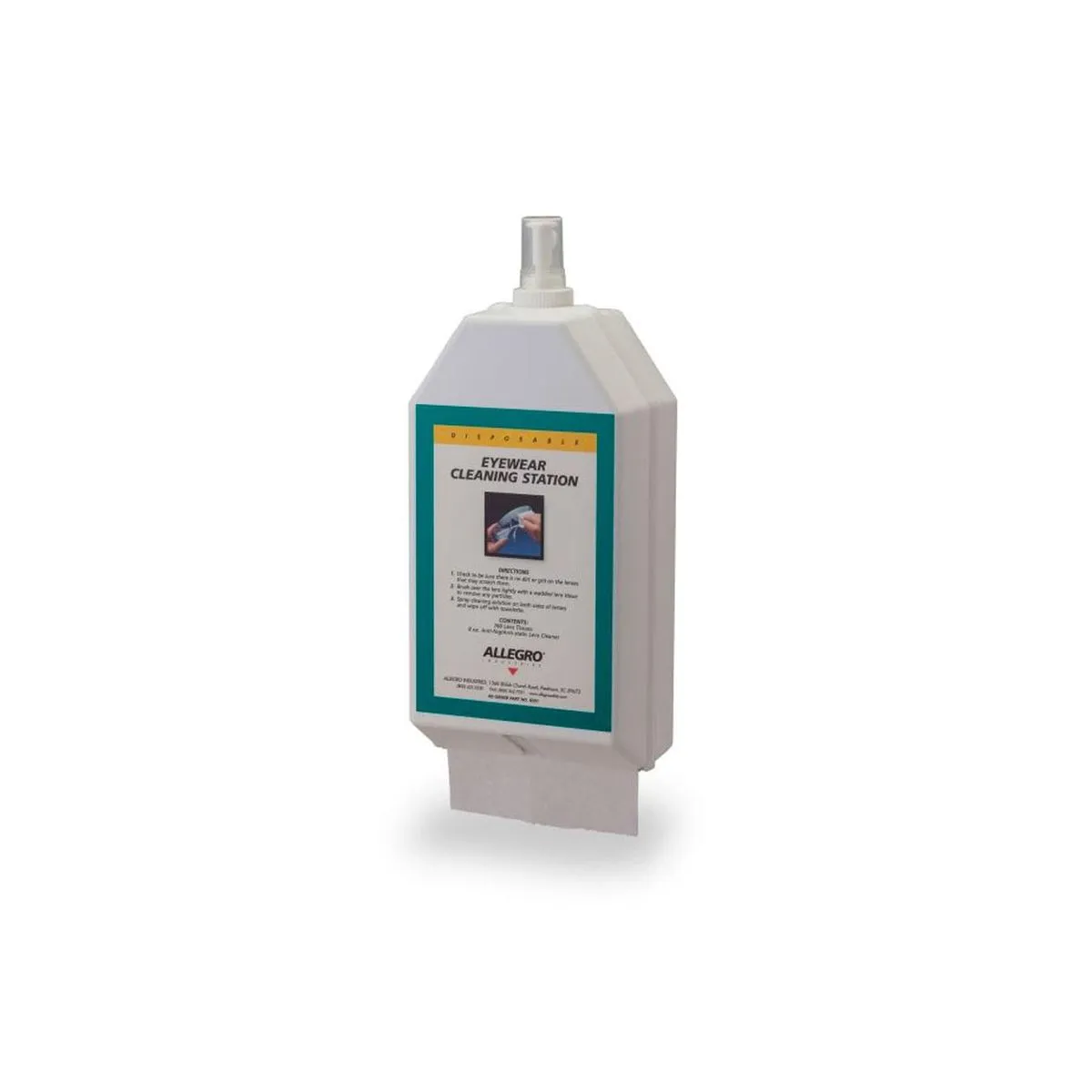 Dispensador Allegro p/limpieza lentes 351 1