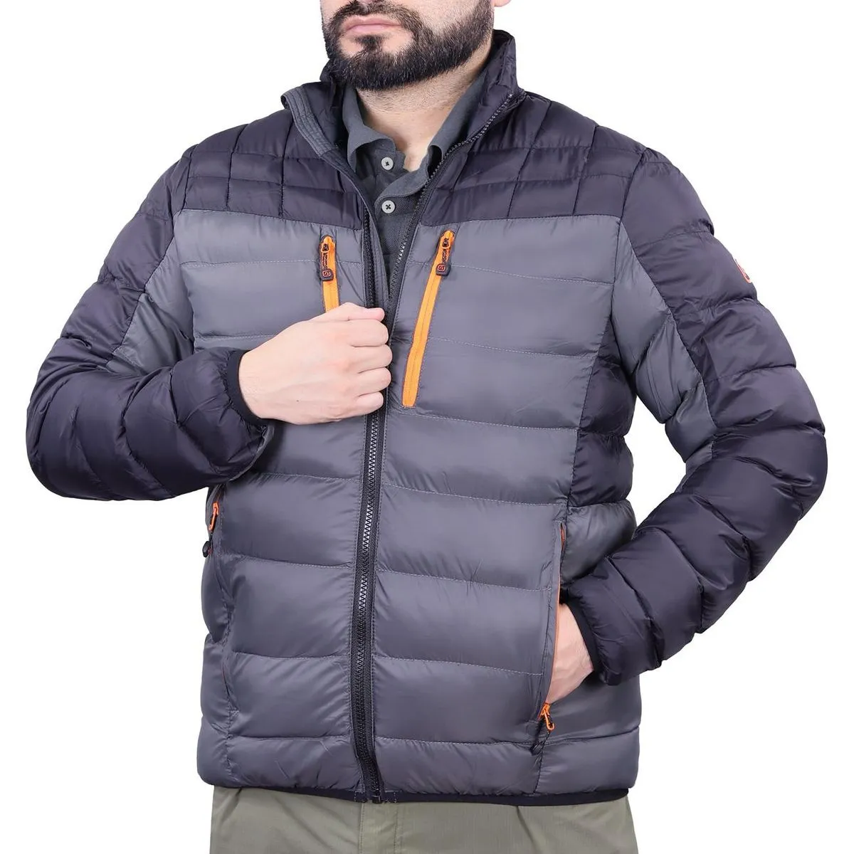 Parka Hombre Gris/Negro Z-6000 4