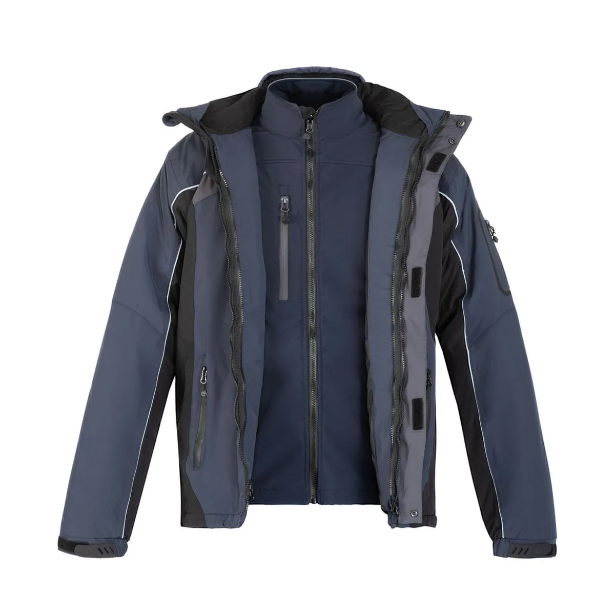 Parka Hombre 3 en 1 Azul Z-9500 3