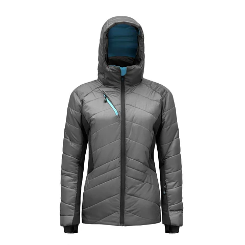Parka Thinsulate Mujer Gris/Negro Z-9100