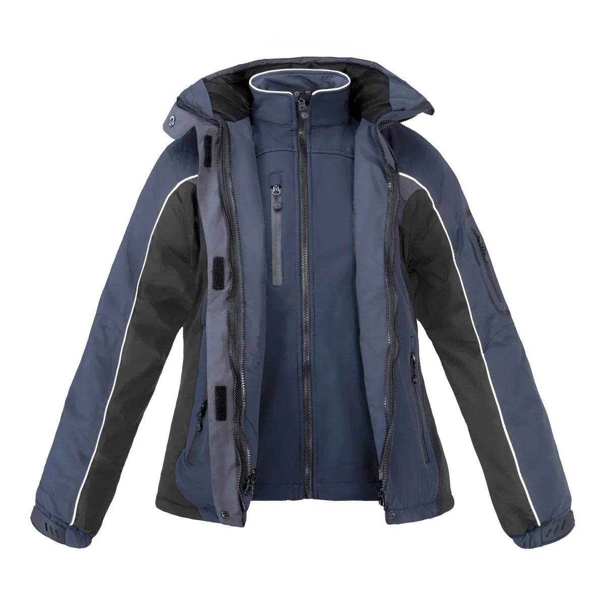 Parka Mujer 3 en 1 Azul Z-9600 4