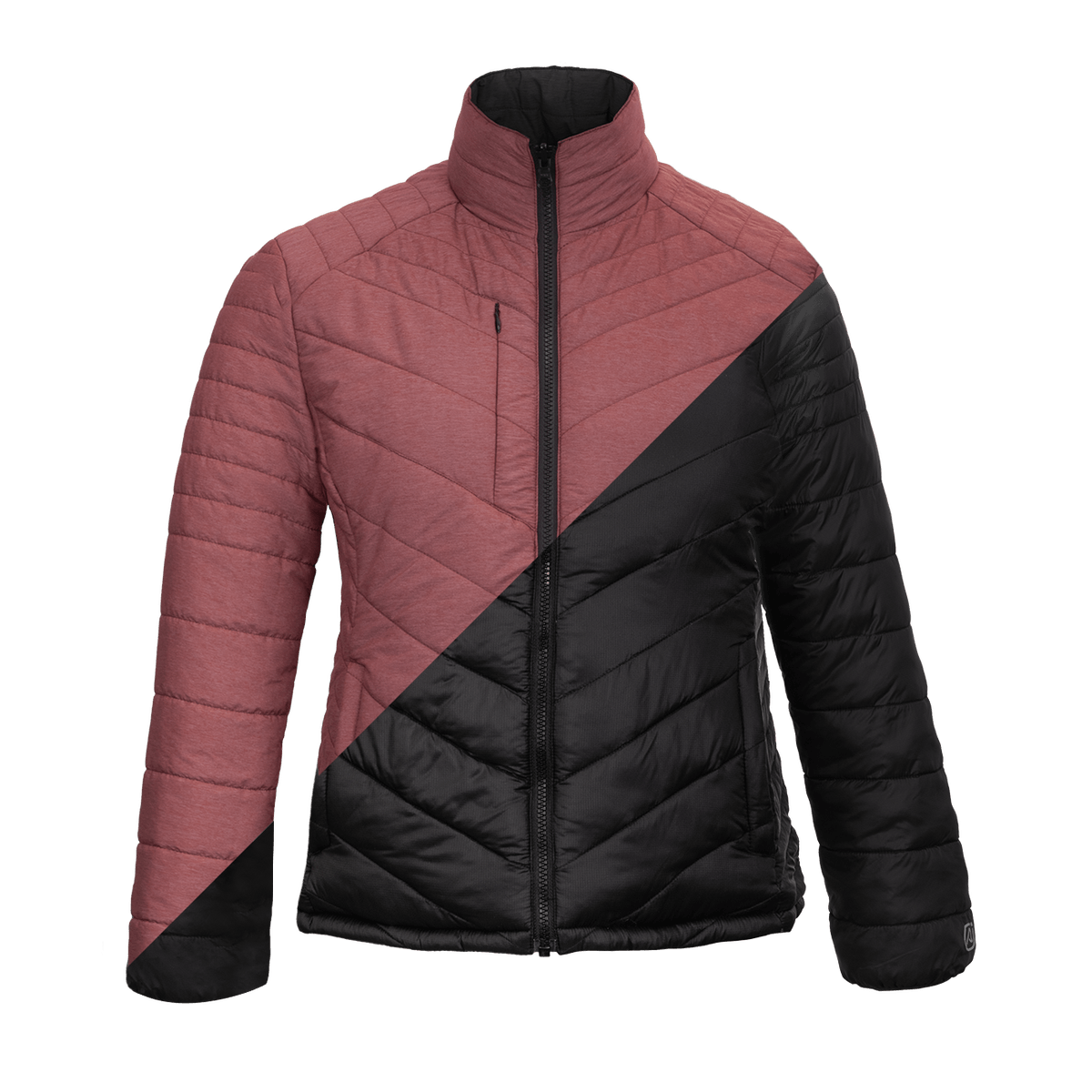 Parka Reversible Thinsulate Mujer Negro/Malva Z-3100 1
