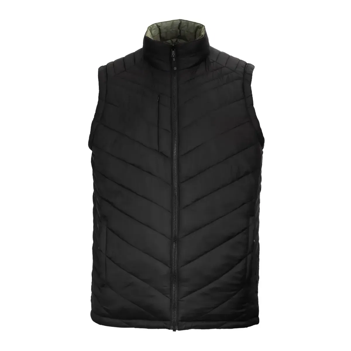Parka sin manga reversible thinsulate hombre negro/verde Z-2000 2