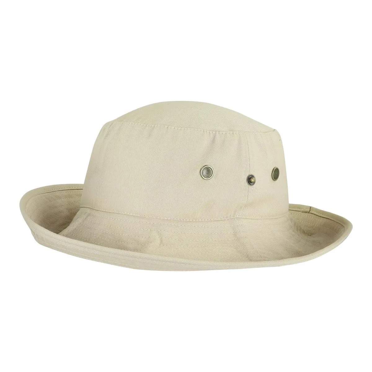 Gorro Tipo Pescador Beige 100% Algodón 1