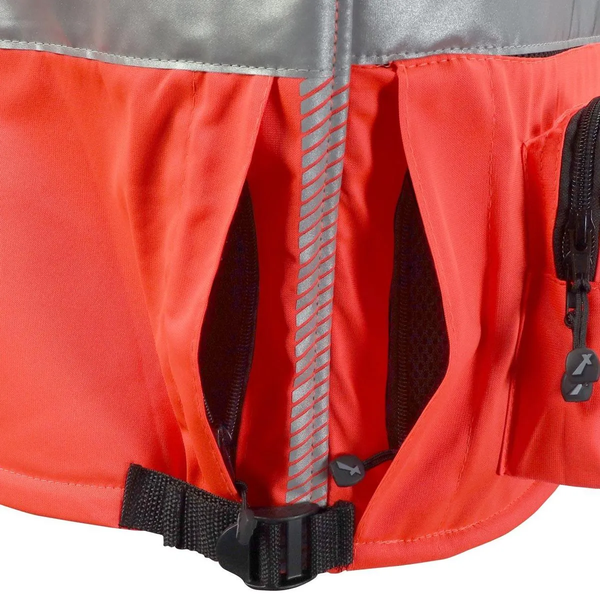 Chaleco Geólogo Miner Rojo Con Cuello 3
