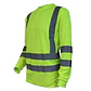 Polera Activex Polo Dry Fit Verde Fluor C/Reflect M/Larga UV - Miniatura 3