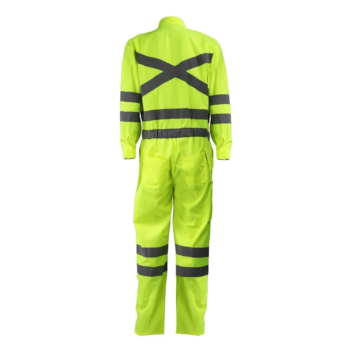 Overol Verde Fluor Cinta 360 Norma Vial 2