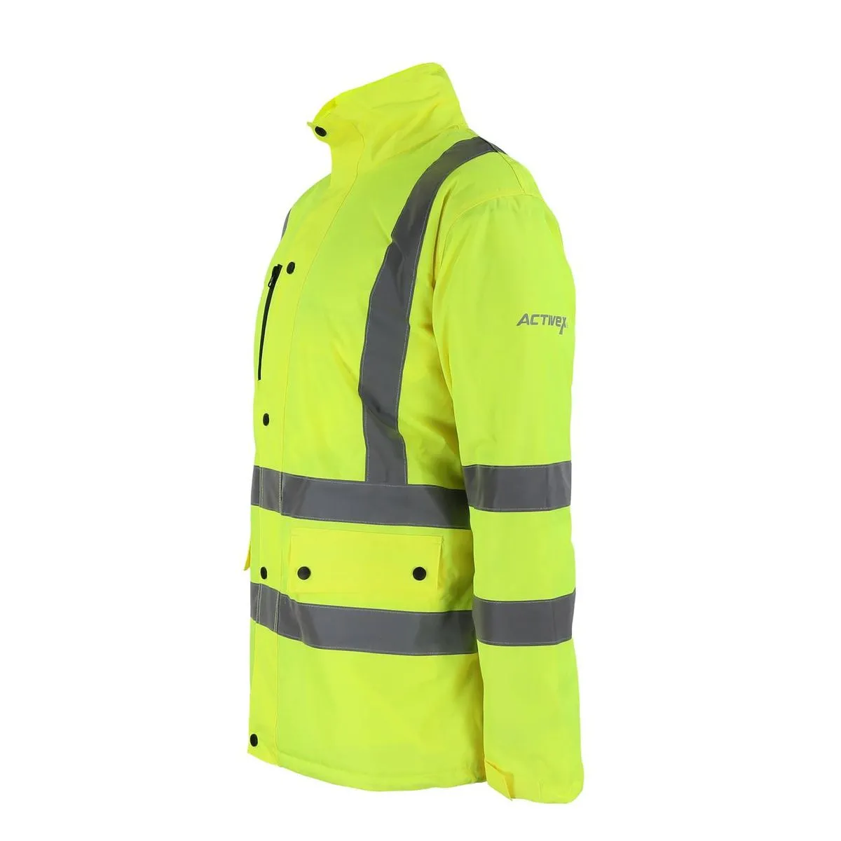 Parka Activex Amarillo Fluor con reflectante 2