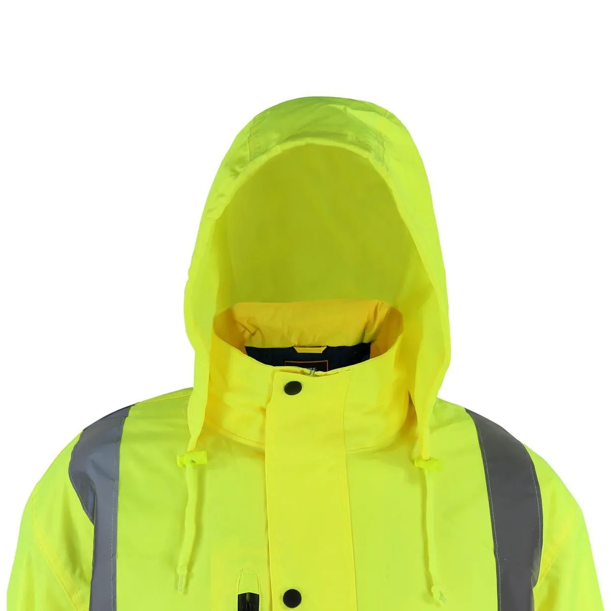 Parka Activex Amarillo Fluor con reflectante 4