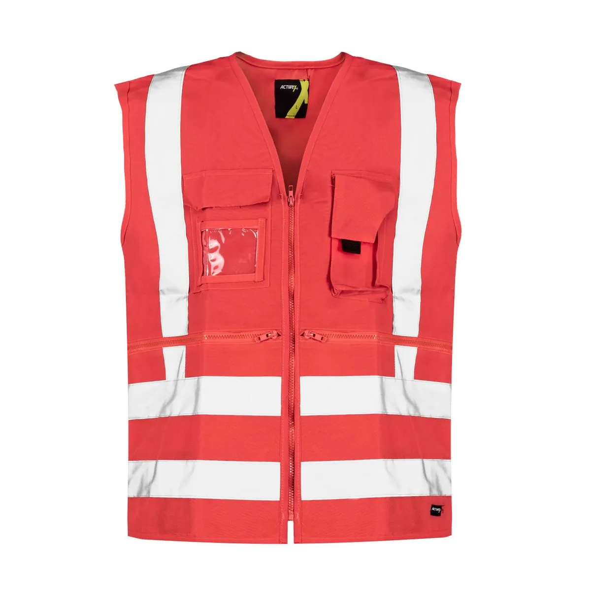 Chaleco Geologo Activex Rojo Alta Visibilidad Gard 1