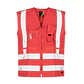 Chaleco Geologo Activex Rojo Alta Visibilidad Gard - Miniatura 1