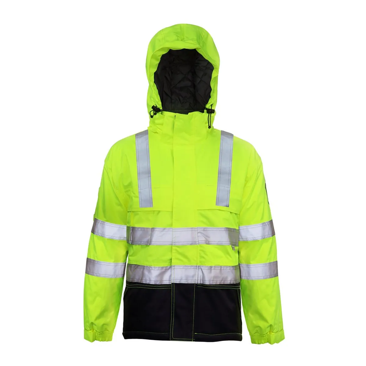 Parka Térmica Alpine Amarillo fluor/Azul 1