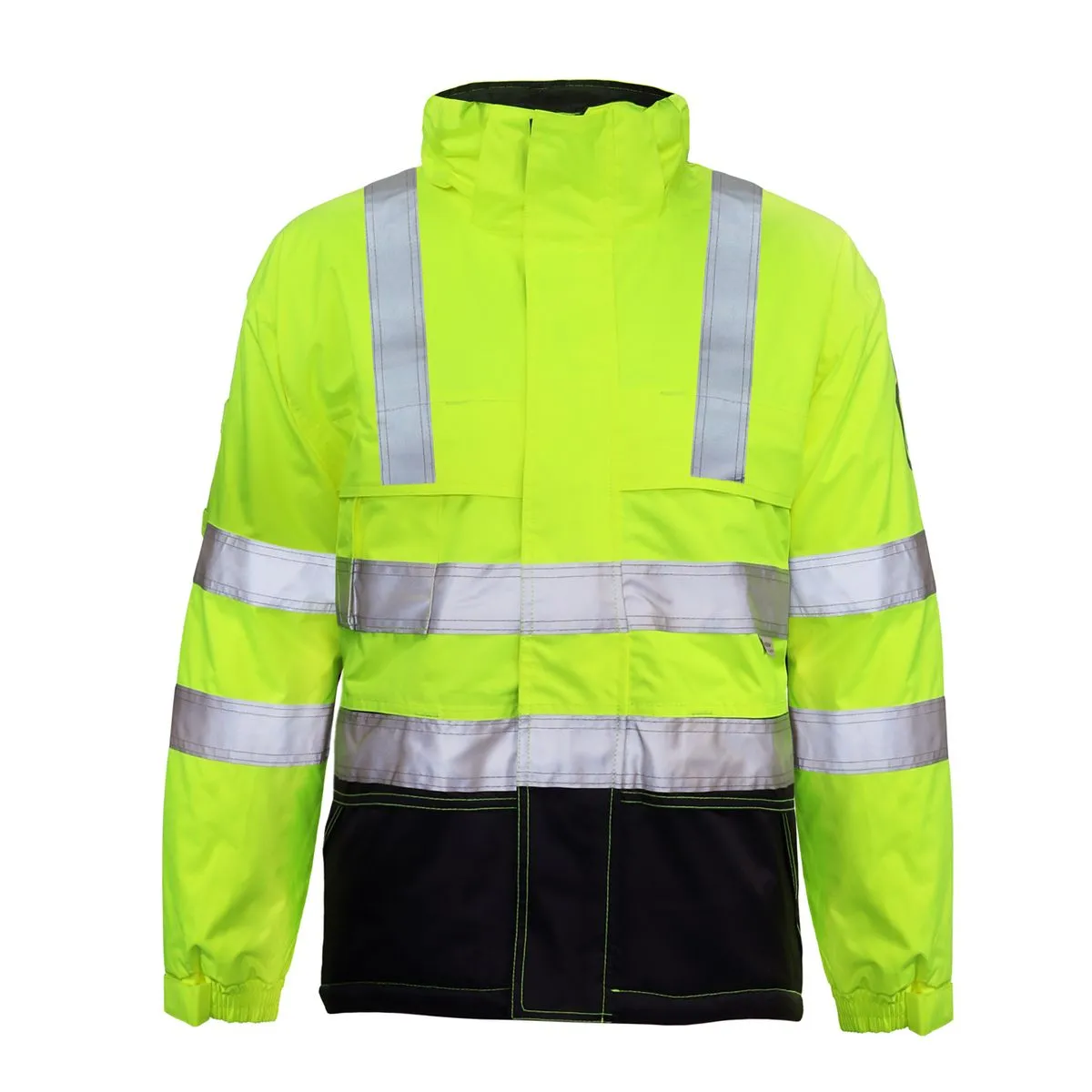 Parka Térmica Alpine Amarillo fluor/Azul 3