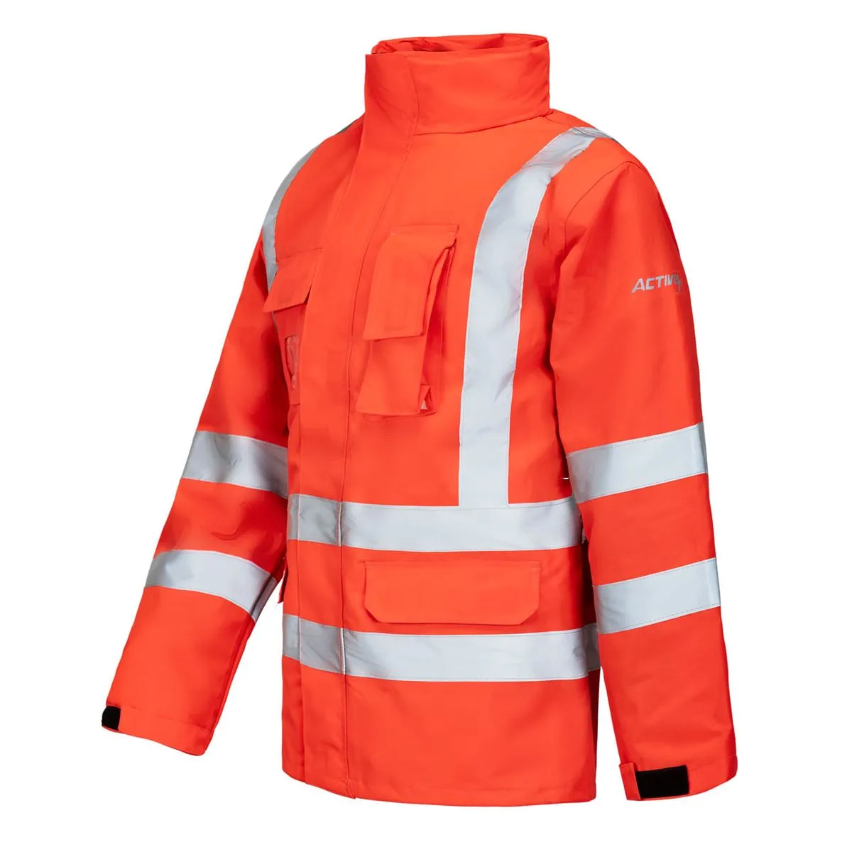 Parka Activex 3 en 1 Rojo Fluor Alta Visibilidad Gard 2
