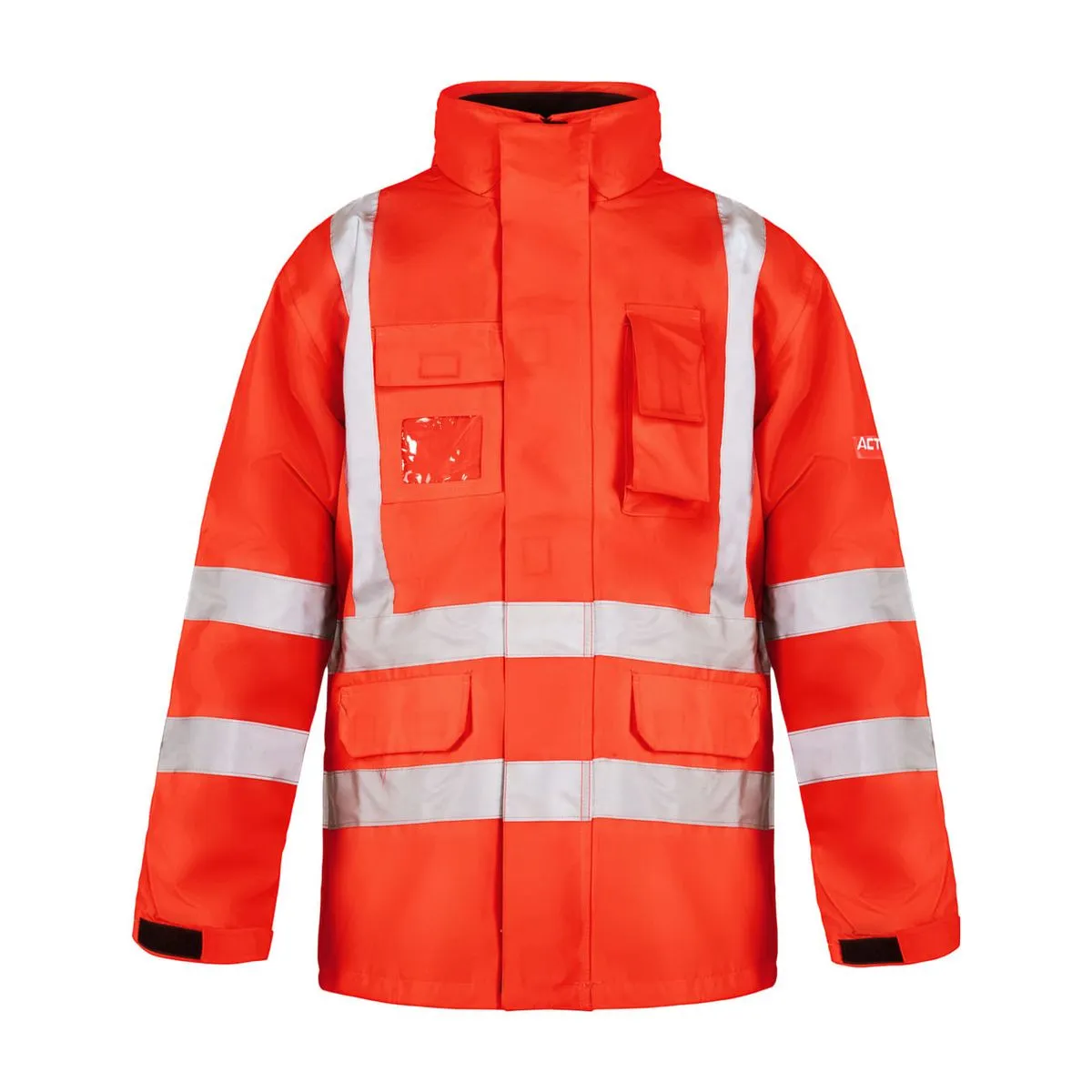 Parka Activex 3 en 1 Rojo Fluor Alta Visibilidad Gard 1