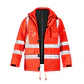Parka Activex 3 en 1 Rojo Fluor Alta Visibilidad Gard - Miniatura 4