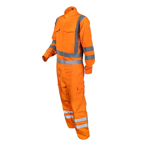 Overol Acid Pro Naranja Con Reflectantes 360°