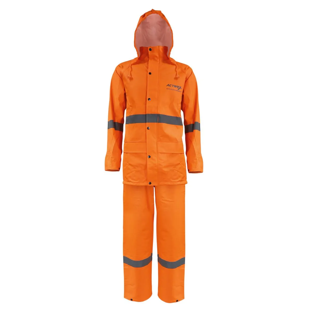 Traje PU Acid Block Cert. EN ISO 13034 Naranjo 1