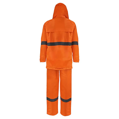 Traje PU Acid Block Cert. EN ISO 13034 Naranjo