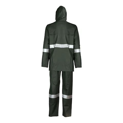 Traje Verde PU (Chaqueta y pantalón)