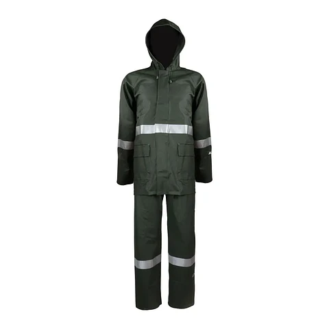 Traje Verde PU (Chaqueta y pantalón)