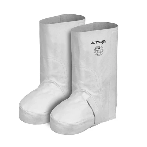 Polaina Soldador Cuero Con Velcro