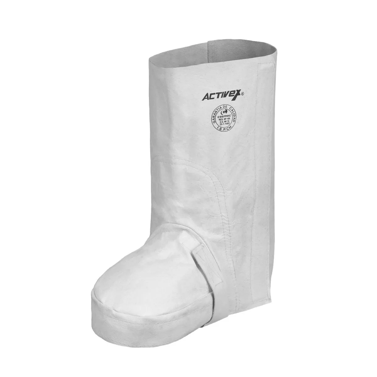 Polaina Soldador Cuero Con Velcro 2