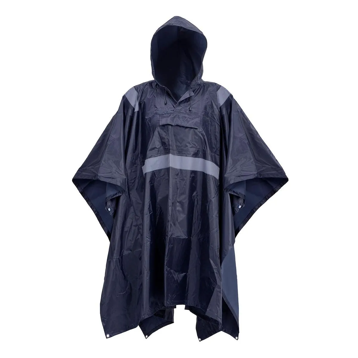 Capa PVC Azul Con Cinta Reflectante 1