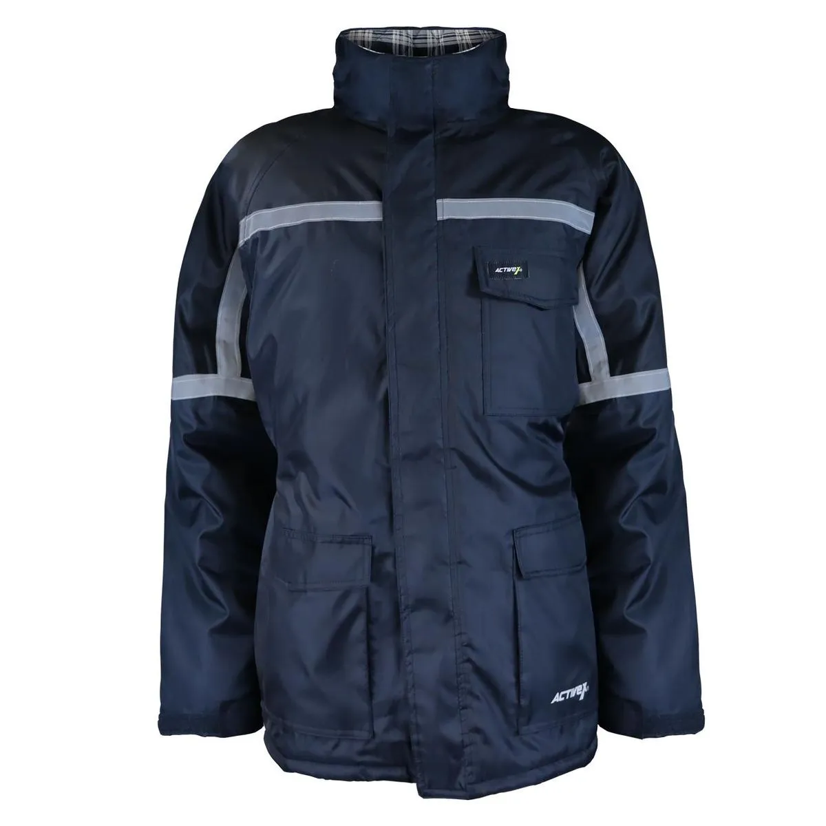 Parka Azul/Negro Forro Franela 1