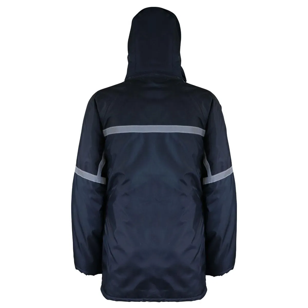 Parka Azul/Negro Forro Franela 3