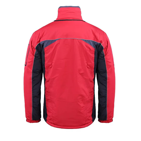 Parka Hombre 3 en 1 Rojo/Negro Z-0400