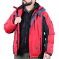 Parka Hombre 3 en 1 Rojo/Negro Z-0400 - Miniatura 3
