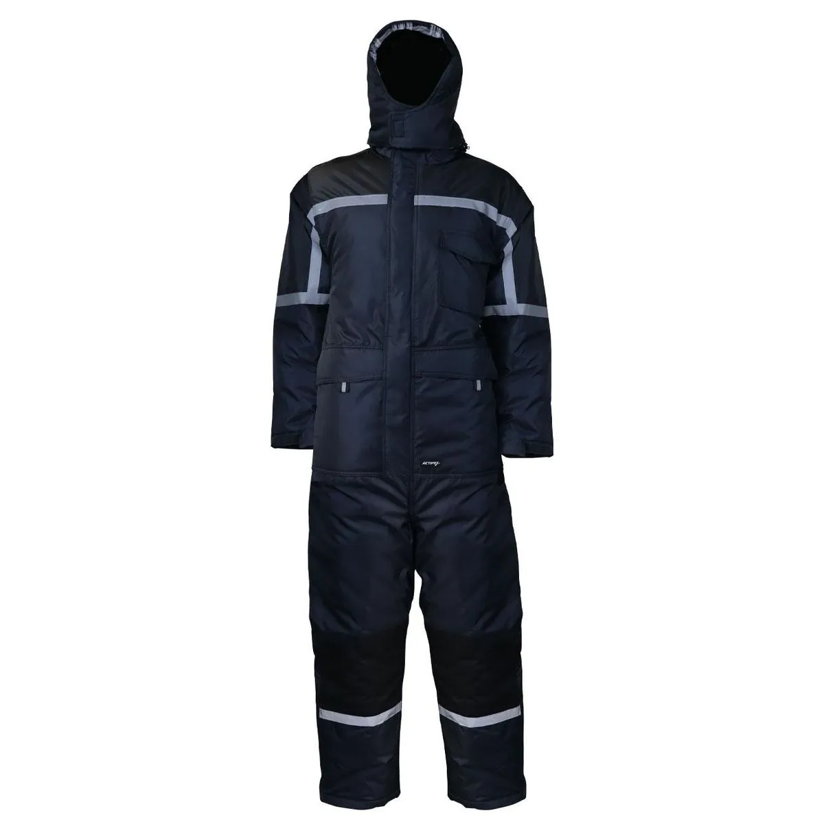 Buzo Térmico Azul/Negro Forro Franela 3