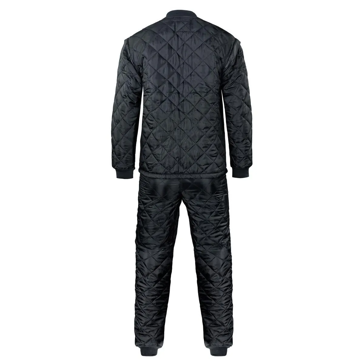 Pijama Negro Forro Franela Mangas Desmontables 2