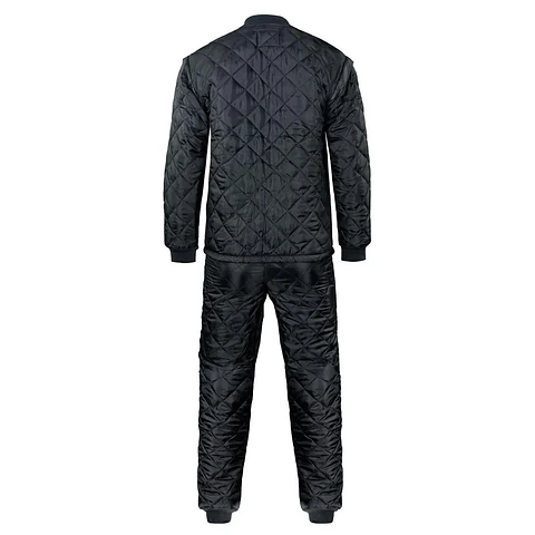 Pijama Negro Forro Franela Mangas Desmontables