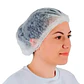 Gorro Desechable Activex Clip Clap Blanco 100 un - Miniatura 2
