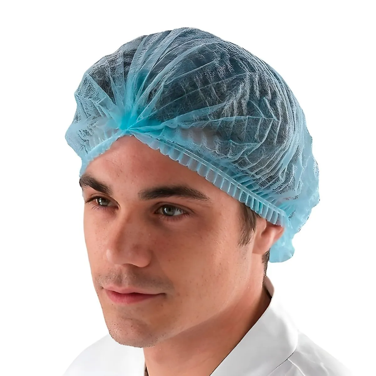 Gorro Desechable Clip Clap Azul 100 un 2