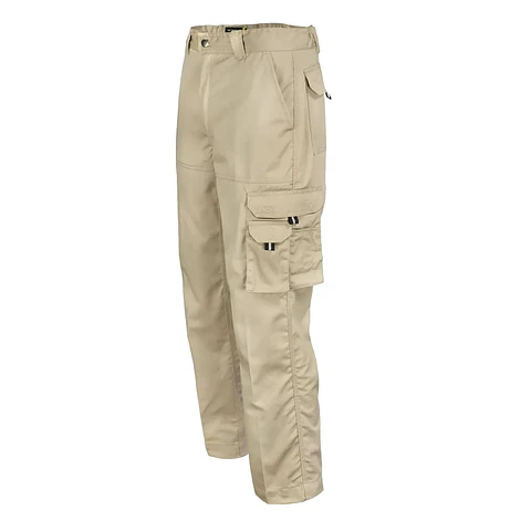 Pantalón Cargo Gabardina 80/20 Beige con protección UV Activex