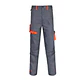 Pantalón Gabardina Gris/Naranjo - Miniatura 1