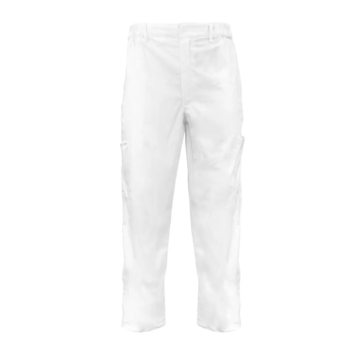 Pantalón Gabardina 100% Algodón Blanco 1