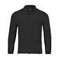 Polera Activex Pique Negra M/Larga UV - Miniatura 1