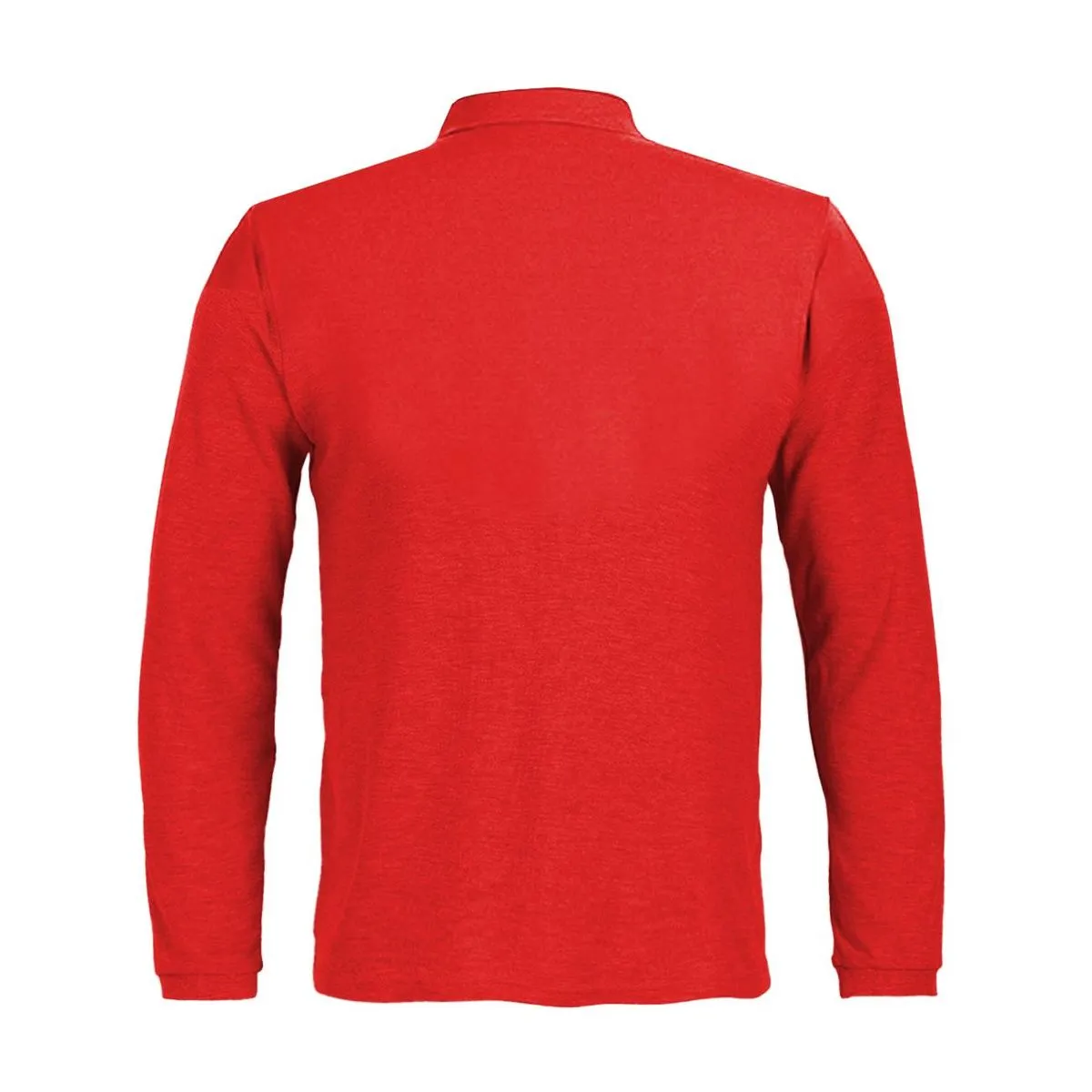 Polera Activex Pique Roja M/Larga UV 2