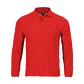 Polera Activex Pique Roja M/Larga UV - Miniatura 1