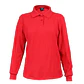 Polera Activex Pique Roja M/Larga Mujer UV - Miniatura 1