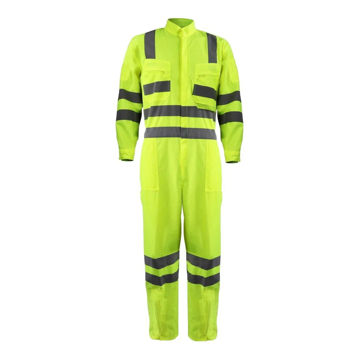 Overol Verde Fluor Cinta 360 Norma Vial 1