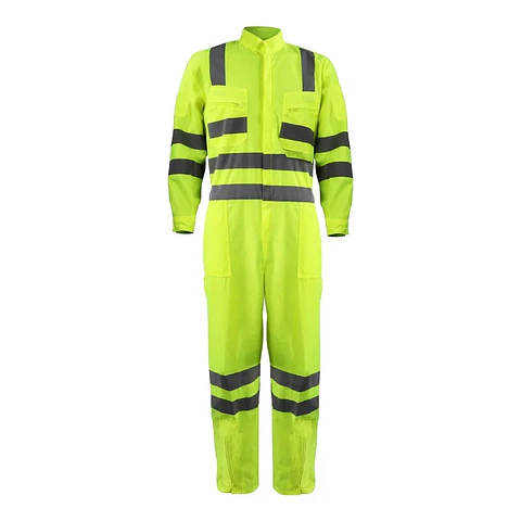Overol Verde Fluor Cinta 360 Norma Vial