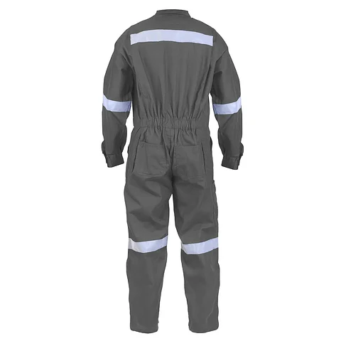 Overol Piloto Poplin Gris C/Reflectante