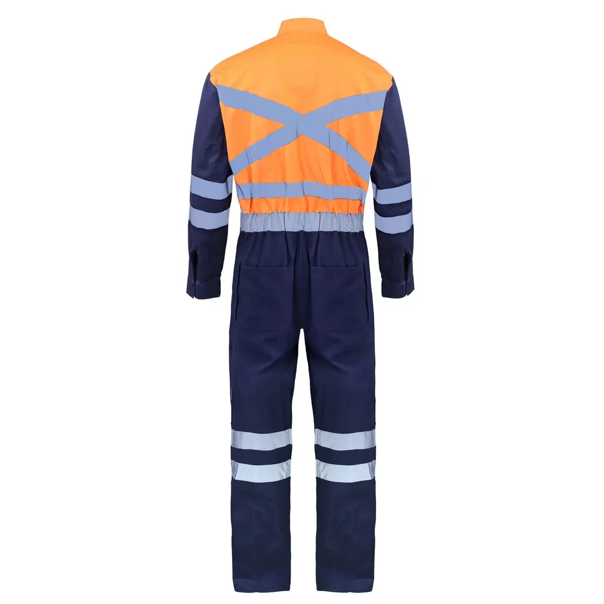 Overol Activex Piloto 100% Algodón Naranjo/Azul 2